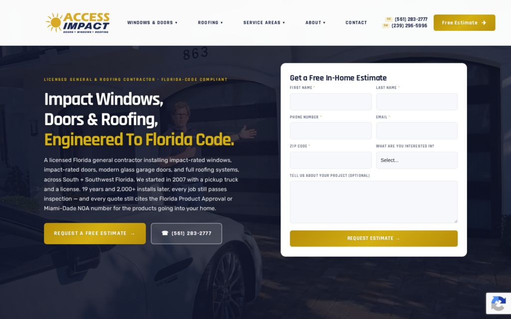 Access Impact website